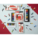 Pebeo Fine XL Silver Pébéo 24 x 12ML Set Oil Paint, 24x12ml, New-Set of 24 Colours