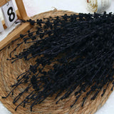 10Pcs Long Stem Thanksgiving Flowers Jasmine Black Flowers Artificial, 29.5"/75Cm Faux Jasmine Bouquet For Wedding Modern Gothic Home Party Fall Harvest Decoration