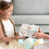 Wildflower Gift Wrapping Paper Garden Fairy Floral Butterfly Dragonfly Giftwrap For Girl Birthday Baby Shower Summer Woodland Flower Picnic Tea Party Favor Classroom Spring Supplies 12Pcs