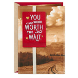 Hallmark Valentines Day Card for Husband, Wife, Boyfriend, Girlfriend (Worth the Wait)