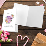 To My Friend Mother'S Day Gift, Mother'S Day Card For Bff Bestie, Heartfelt Card For My Amazing Friend, 1St Year Become Mom Greeting Card