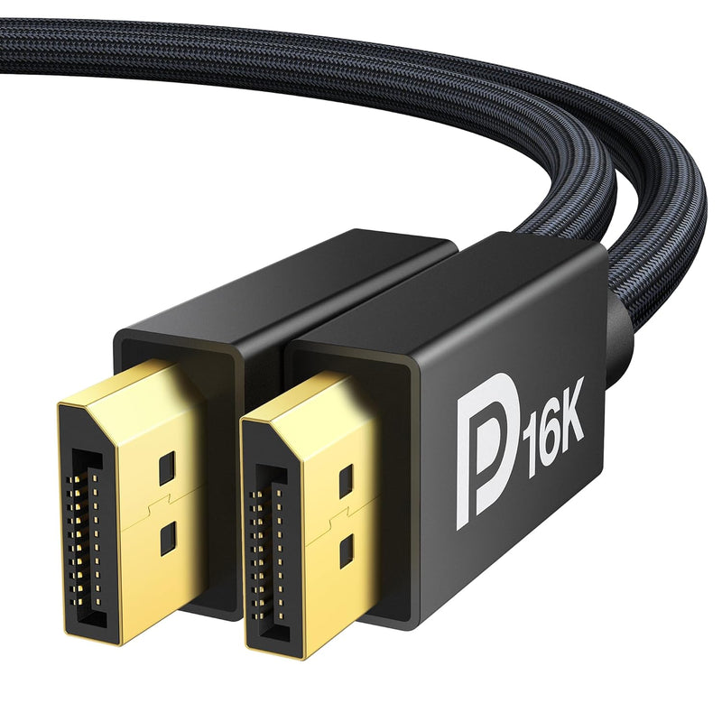 Vesa Certified Displayport Cable 2.1, 16K Dp Cable [16K@60Hz, 8K@120Hz, 4K@240