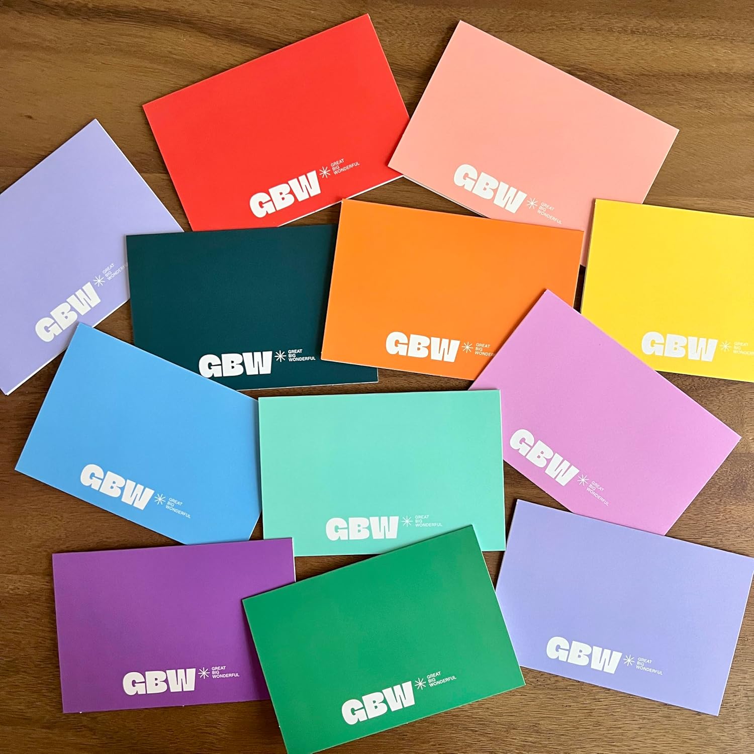 Encouragement Card Pack - Set Of 24 - Bold Bright Modern - Spirituality Positivity Any Occasion - 2 Of Each With Envelopes