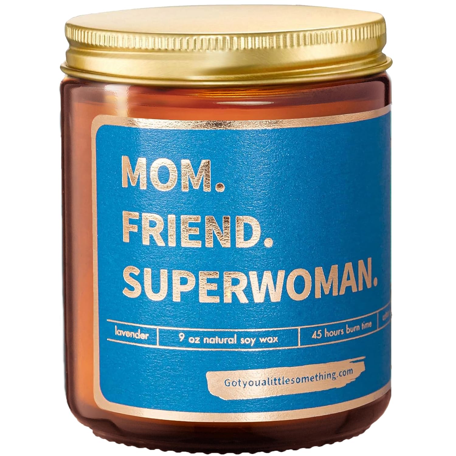 Friendship Gift For Women | Lavender Vanilla Scented Candle For Women, 100% Soy Wax | Empowering Candle For Her For Christmas Or Birthday | Empowerment Present Ideas For Mom, Coworker, Best Friends