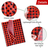 60 Sheets Christmas Tissue Paper 14 X 20Inch Buffalo Styles Red Black Plaid Gift Wrapping Tissue Paper For Diy Crafts Gift Bags Christmas New Year Party Supplies