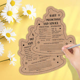 30Pcs Winnie Baby Shower Games-Pooh Baby Shower Party Games-Bear Baby Shower Decorations-Gifts For Mommy To Be-Baby Shower Advice Cards