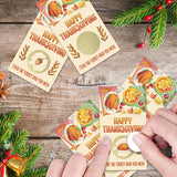 32 Pcs Happy Thanksgiving Scratch Off Cards, Find The Turkey To Win Scratch Off Tickets, Lottery Raffle Tickets For Fall Harvest Party, Funny Thanksgiving Party Card Supplies Decorations