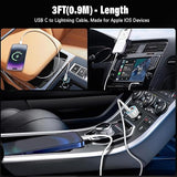 3FT USB C to Lightning CarPlay Cable Fast Charging iPhone Charger Cord