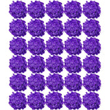 Silk Hydrangea Heads 30 Pcs Artificial Flowers Only Heads No Stems Fake Hydrangea Flowers For Home Wedding Decor No Stems (Light Purple)