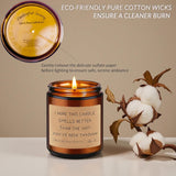 Funny Candles For Women And Men, Lavender Soy Candle With Amber Glass Jar, Get Well Gifts For Women And Men, 50 Hours Burn Time