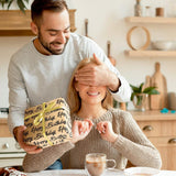 Happy Birthday Wrapping Paper - 1 Roll 17” X 33 Ft Brown Kraft Gift Wrapping Paper For Kids Adults Birthday Party Decoration Present Packing Supply