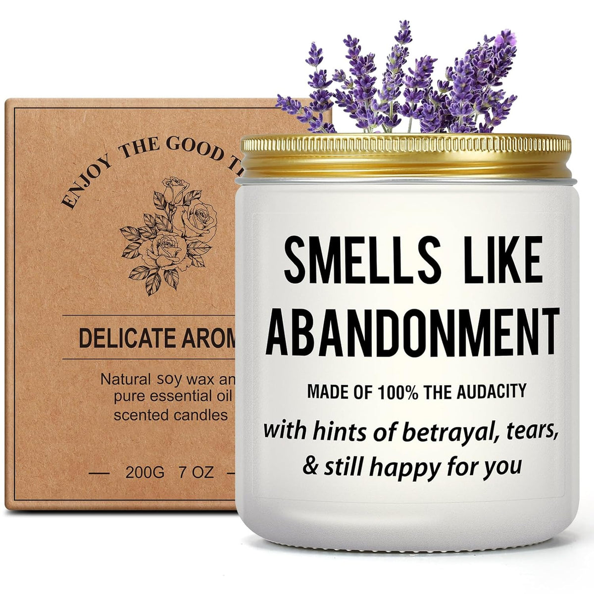 Coworker Leaving Gifts For Women Men, Funny Lavender Scented Candle, Gift For Work Bestie, Farewell Goodbye Retirement Gifts For Coworkers, Boss, Friend, Colleague Going Away Gift For Female Male