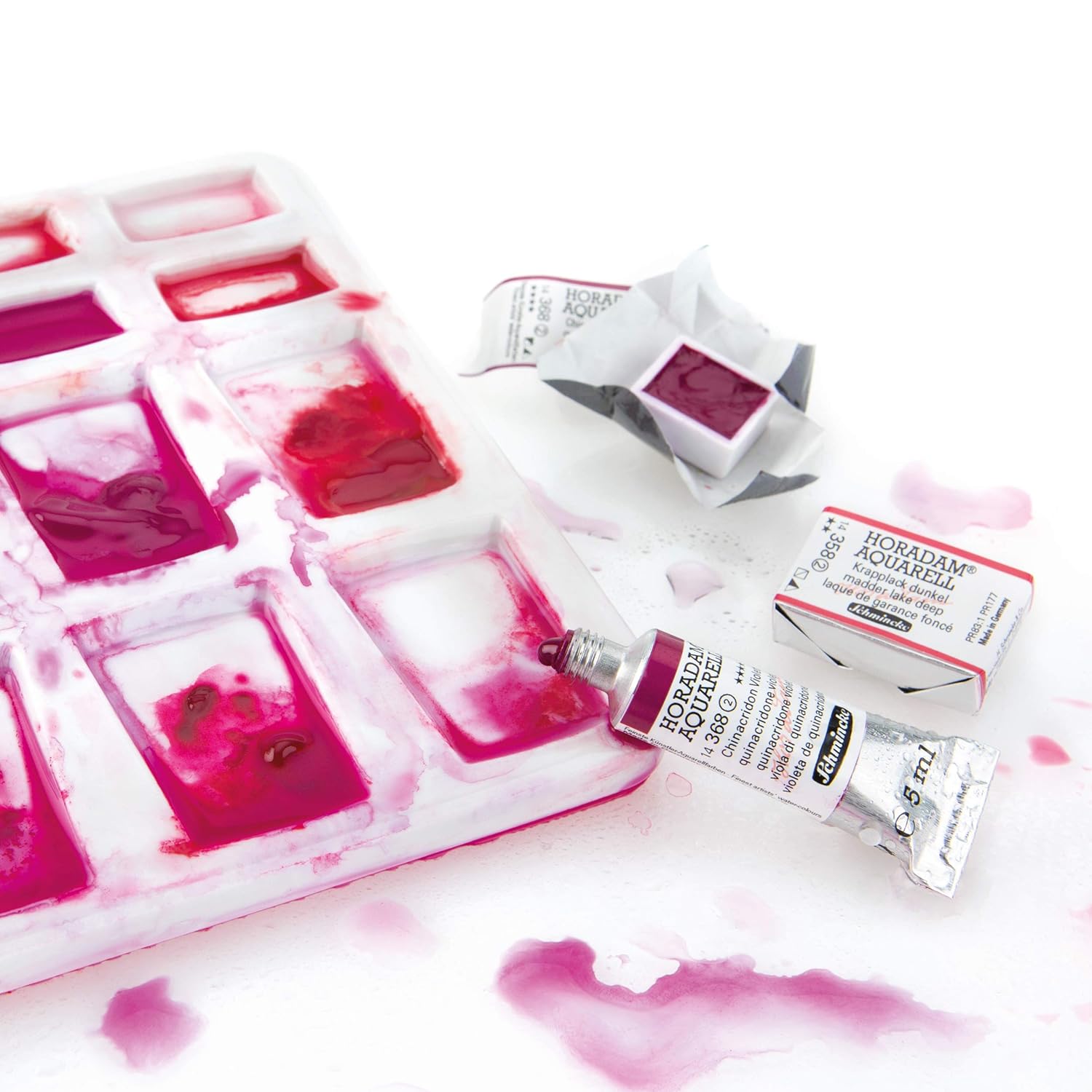- Horadam Aquarell Dotcard With 140 Shades - 14 999 140, For Testing All Horadam Aquarell Shades