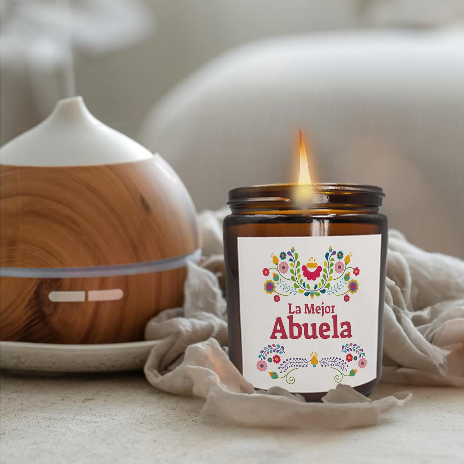 Abuela Candle, Abuela Gifts In Spanish, Abuela Gifts From Grandchildren, Abuela Mothers Day Gifts, Best Grandma Gifts, Grandma Gifts For Christmas Birthday, La Mejor Abuela Scented Candles