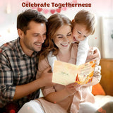 1Pcs Valentine'S Day Card For Mom Mothers Day Gifts From Son Heartfelt Poem Illustration Warm Autumn Path Emotional Family Keepsake Parents Appreciation Birthday Anniversary Celebration Present