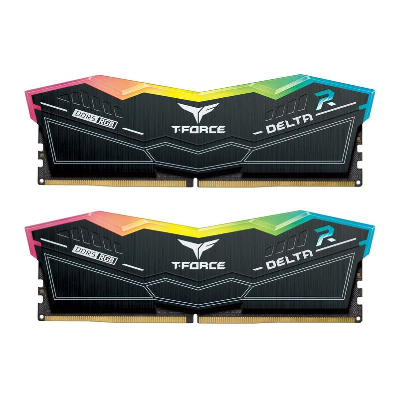 T-Force Delta Rgb Ddr5 Ram 32Gb Kit (2X16Gb) 6200Mhz (Pc5-49600) Cl38 Desktop