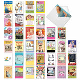 - 36 Assorted Funny Mother'S Day Greeting Cards Bulk Box Set W/ 5 X 7 Inch Envelopes, Humor For Moms, Daughter, Sister, Girlfriend (36 Designs, 1 Each) Mother Lode Ac9379Mdg-B1X36