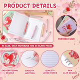 18 Pcs Christian Valentine'S Day Notebooks & Pens Set 9 Religious Bible Journals 9 Verse Jesus Ballpoint Pens, Faith Stationery Gift For Women, Church Members, Study Group, Vbs Sunday School