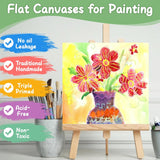 Mini Canvases For Painting, 4X4In Canvas In Bulk 36 Pack Small Canvas Panels Cotton Paint Canvas Primed Acid Free Blank Canvas Boards For Oil, Watercolor, Acrylic, Gouache & Tempera