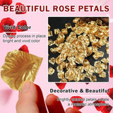 300Pcs Gold Artificial Silk Rose Petals Fake Rose Flower Petals For Valentines Romantic Night Wedding Proposal Anniversary Party Decorations(Gold)