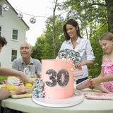 108 Pcs Disco Ball Cake Ornaments Reflective Mirror Ball 70S Themed Party Decoration Silver Disco Table Decor For Christmas Tree Dance Music