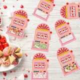 Valentines Cards For Kids School Classroom, 60 Pack Diy Candy Valentine Day Cards Set Gifts For Girls Boys, Love Jackpot Valentine'S Exchange Card Bulk For Kids (Candy Not Included)