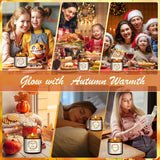 Christmas Scented Candles Gifts Set,Fall Candles Clearance 6Pack, Holiday Candles, Winter Candle For Warmer, Scent Of Berry, Apple, Fig, Cinnamon, Lemon,Pumpkin Spiced,Small Christmas Candle Scented