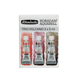 Horadam Aquarell, Super Granulation Trio Vulcano, 5 Ml Tubes, 74 890 097, Cardboard Set, Very Strong Granulating Watercolors