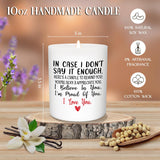 Valentines Day Gifts For Her Wife Girlfriend - Vanilla Lavender Romantic Candles 10 Oz - Engagement Gifts For Her Women, I Love You Anniversary Wedding Gift, Husband Birthday Gift For Him