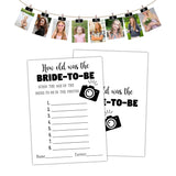 Bridal Shower Games - How Old Was The Bride-To-Be Card Game - Wedding Shower Games - Bachelorette/Engagement Party Supplies Decorations(03)
