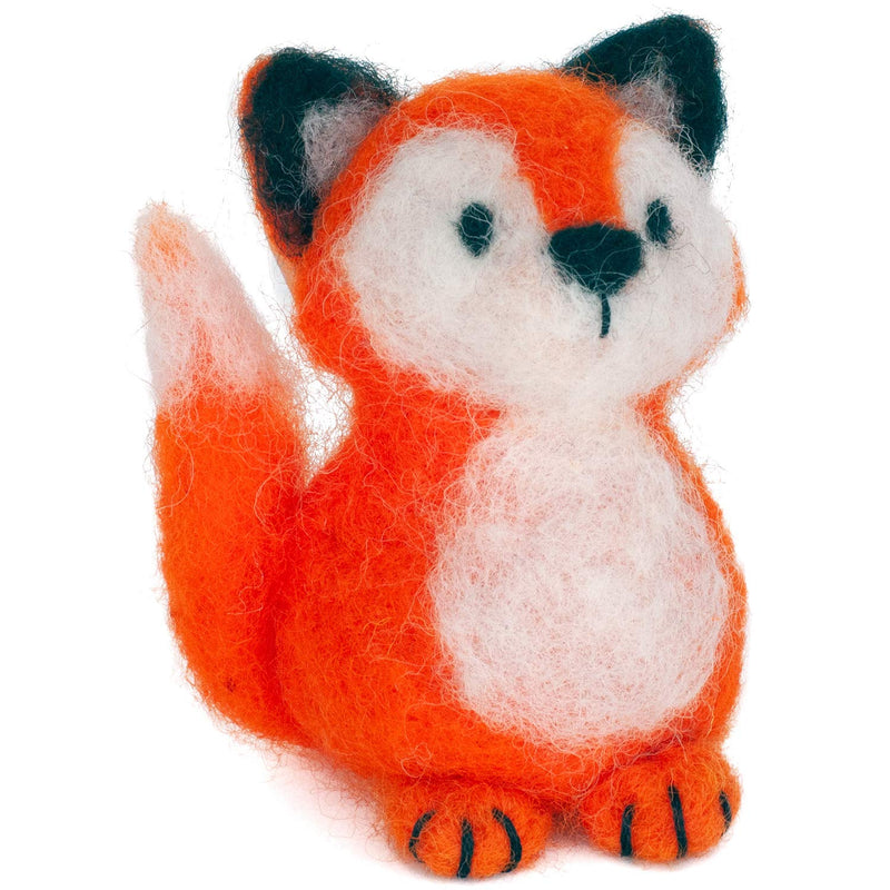 Fox Felt Animals Needle Felting Kit, 3'' X 2.5''