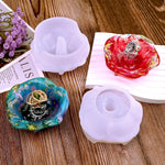 Ring Holder Resin Mold, 2Pcs Rose Ring Dish Silicone Molds For Epoxy Resin, Silicone Resin Molds For Diy Jewelry Holder Dish, Resin Crafts, Engagement Wedding Birthday Gifts