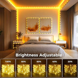 33FT Color Changing Rope Lights 100 LED Waterproof Outdoor Indoor String Lights with Remote