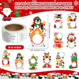 100 Pcs Christmas Scratch Off Cards 10 Styles Holiday Diy Scratch Blank Gift Certificates With 300 Stickers Christmas Party Game Cards For Adults Groups Party Favor Prizes Business