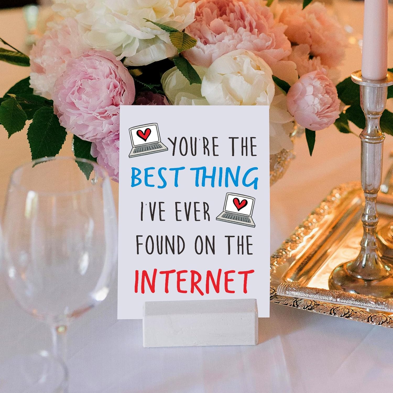 Valentines Day Card For Him Her, Anniversary Card To Husband Wife, Valentines Day Cards Gifts , Long Distances Relationship Gift For Boyfriend Girlfriend, Sweetest Day Card Cute Sentimental Gifts