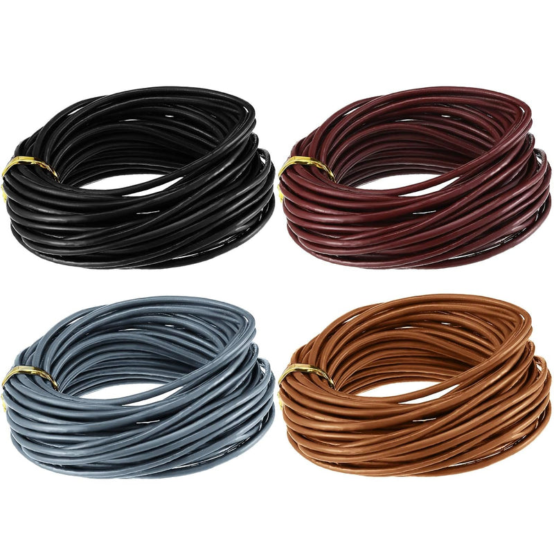 24 Meters Leather Cords 2 Mm Wide Leather Jewelry Ropes Diy Jewelry Making Lea