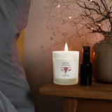 Vanilla Scented Soy Jar Candle, Hysterectomy Recovery Gift, White1