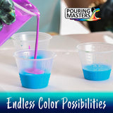 Pouring Masters Baby Blue Ready To Pour Acrylic Pouring Paint - Premium 32-Ounce Pre-Mixed Fluid Acrylic Paint - Fluid Art Supplies For Canvas, Wood, Paper, Tile & Rocks