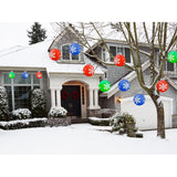 12 Pcs Outdoor Christmas Decorations, Large Inflatable Balls For Yards, Lawns, Porches, Gardens, Front Doors Or Windows