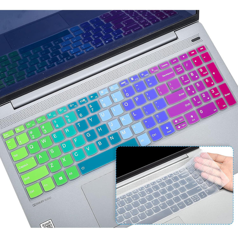 2Pcs Keyboard Cover Skin For Lenovo Ideapad 5 15.6", Lenovo Yoga 7I 15.6" 16",