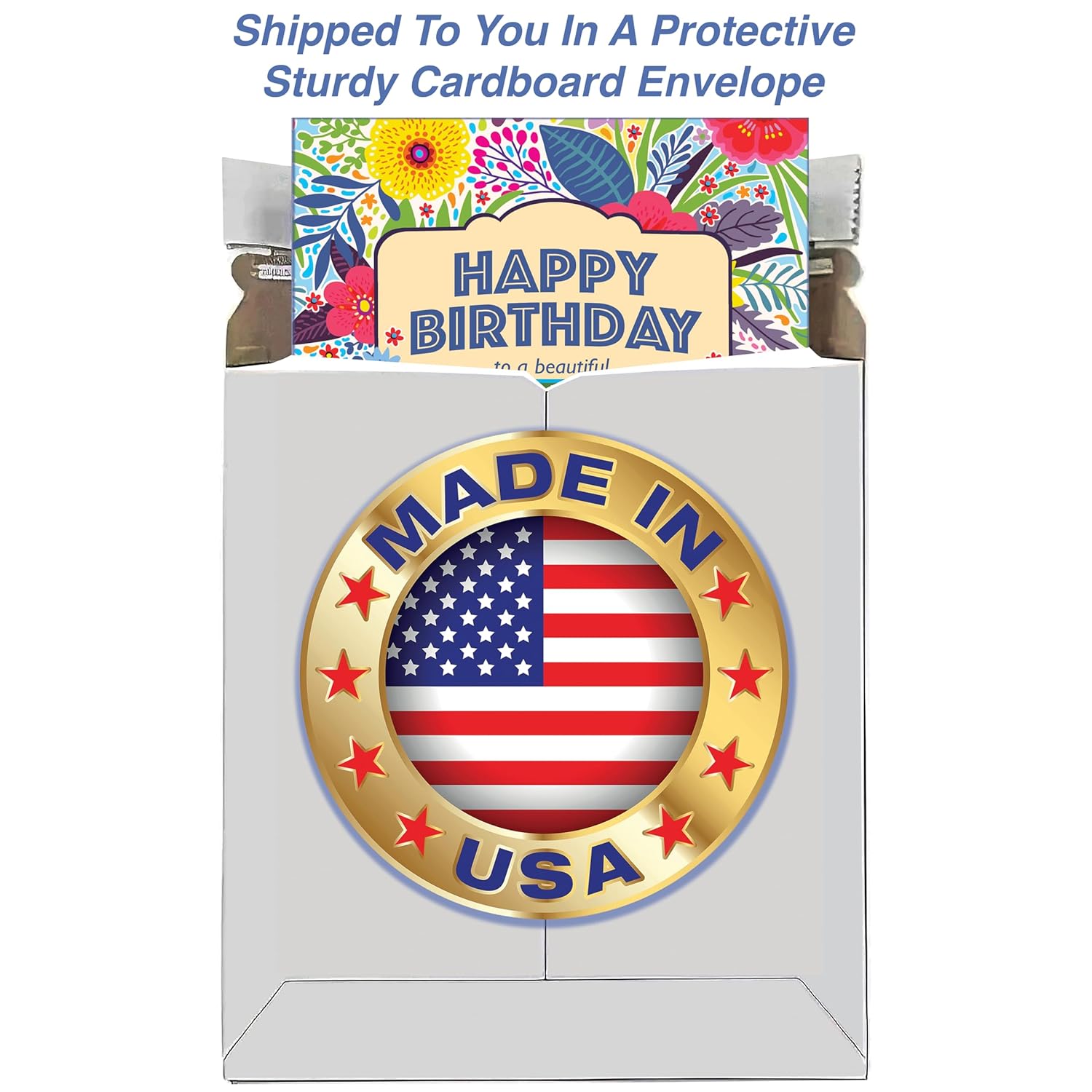- Birthday Card For Granddaughter - Made In America - Perfect Size: Opens To A Generous 10" X 7.75" - Amazing - 95368