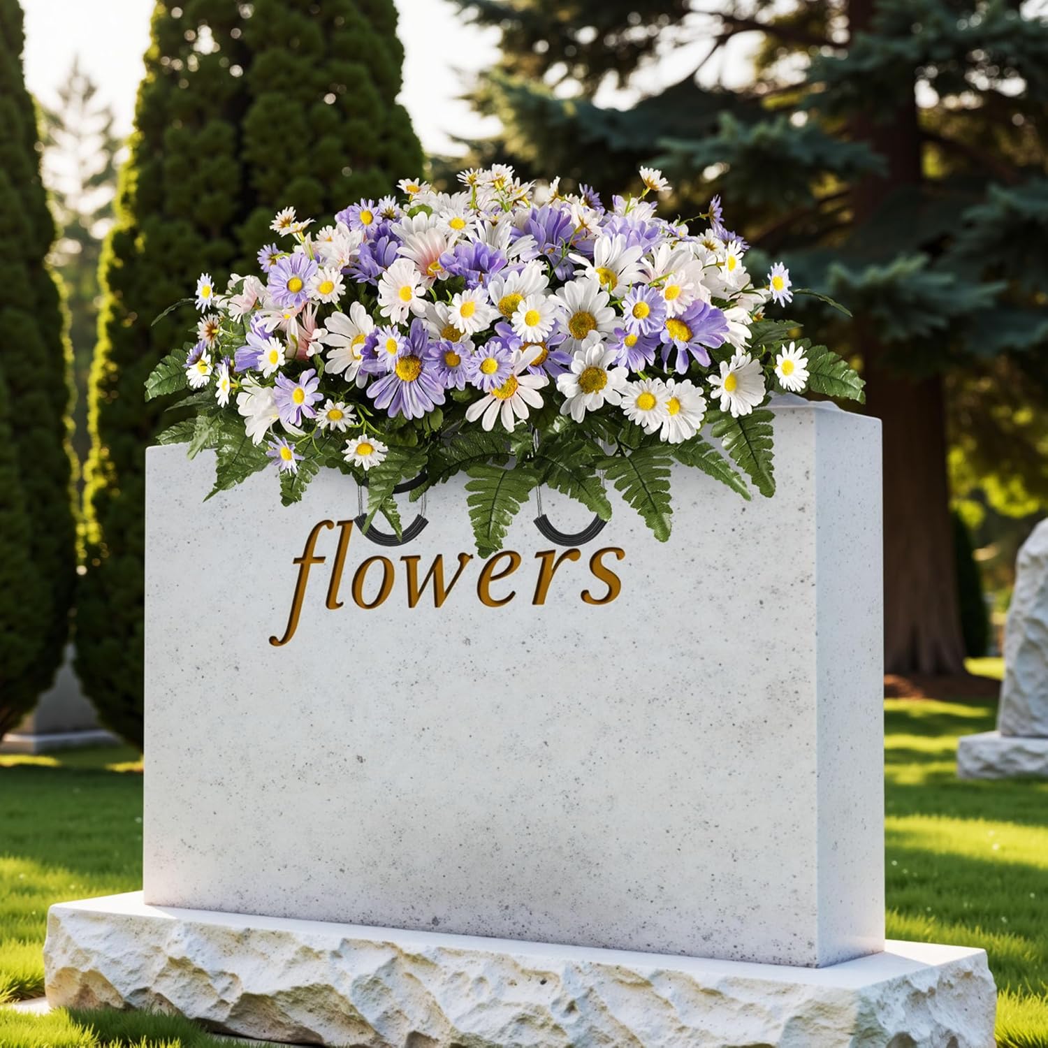 Fake Flowers Christmas Graves Decorations For Cemetery Grave Wreaths For Headstones Grave Decorations For Headstones Cemetery Vases For Grave Flowers