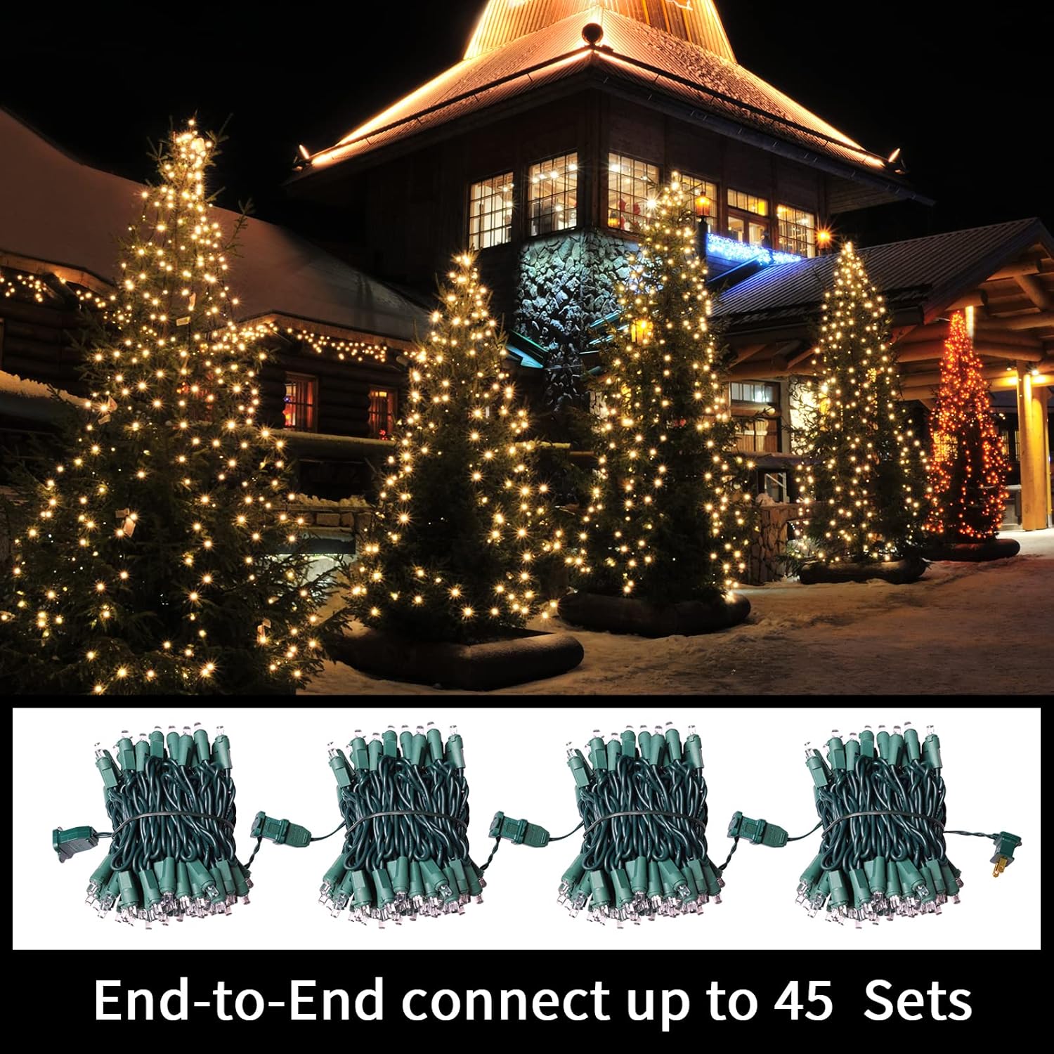 100 Count Warm White - String Lights - 21.6Ft Led Christmas Lights, Mini Led Lights For Indoor Outdoor Home Holiday Part