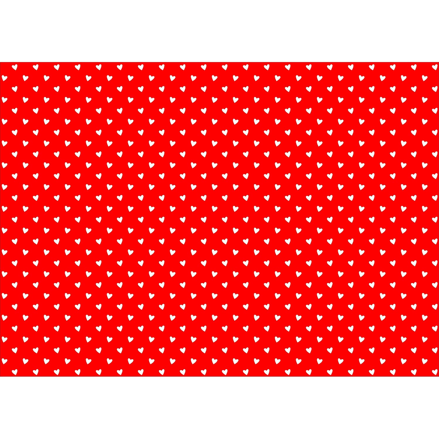 Red Heart Print Wrapping Paper Roll 30“X394”(2.5'X32.8') For Gifts, Anniversaries, Birthdays, Weddings, Parties, Holidays