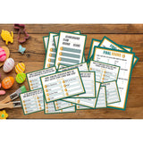 Easter Family Feud Quiz Game, Easter Party Decorations, Easter Party Games, Easter Friendly Feud Quiz, Easter Party Favor, Family Activity, Feud Trivia Quiz, Easter Friendly Feud Card Game-001