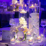 36 Pieces Flameless Floating Candles Waterproof Led Tealights Floating Candles Warm White Battery Operated For Valentine Wedding Party Pool Decorations(Yellow Light)