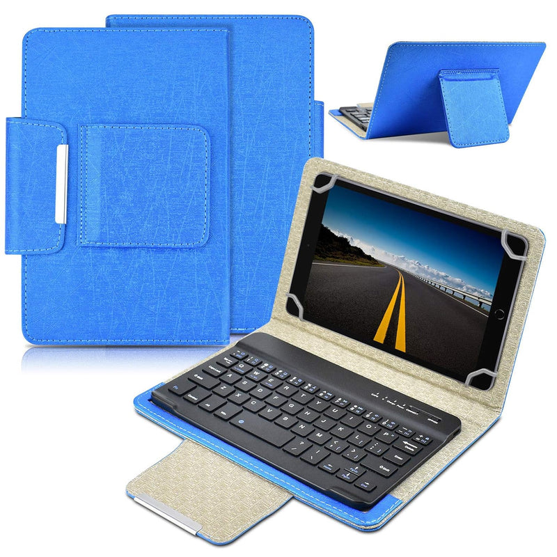 Universal 7.0 Inch Android Tablet Case With Keyboard, Removable Wireless Bluet