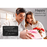 Valentine’S Day Gift For Boyfriend Husband Hubby Fiancé From Girlfriend Wife-Sentimental Engraved Wallet Insert Card Decor -Love Isn'T About Finding Someone-Wedding Christmas Birthday Gifts For Men