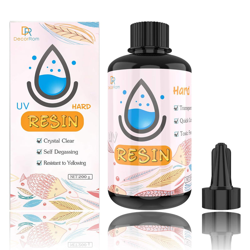 Uv Resin - 200G Upgrade Crystal Clear Hard Glue Ultraviolet Curing Epo