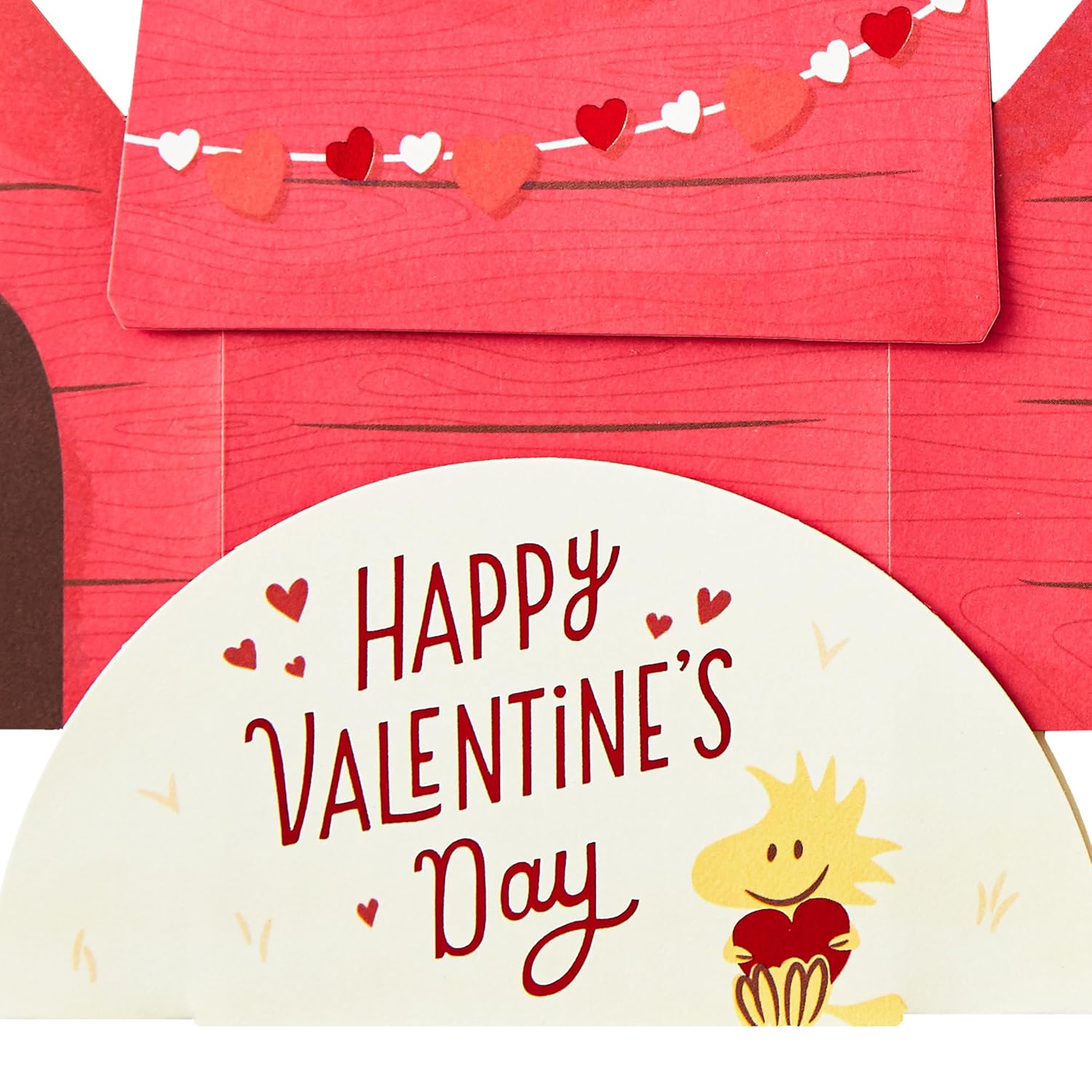 Hallmark Peanuts Valentines Day Pop Up Card (Snoopy and Woodstock) Paper Wonder 3D Card